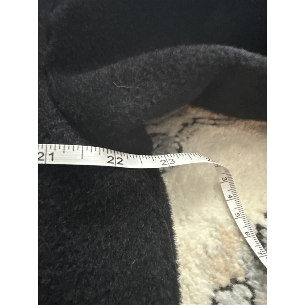 NWT Jones New York Black Alpaca Wool Full Length Coat sz 16P - Picture 7 of 9